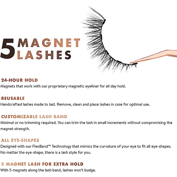 New! MoxieLash Premium Mink Lashes Magnetic Eyelashes - Baby Lash! - Picture 8 of 8